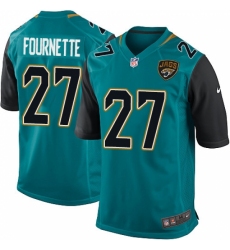Men's Nike Jacksonville Jaguars #27 Leonard Fournette Game Teal Green Team Color NFL Jersey