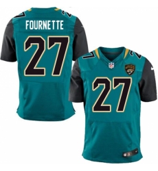 Men's Nike Jacksonville Jaguars #27 Leonard Fournette Teal Green Team Color Vapor Untouchable Elite Player NFL Jersey