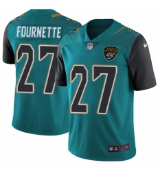 Men's Nike Jacksonville Jaguars #27 Leonard Fournette Teal Green Team Color Vapor Untouchable Limited Player NFL Jersey