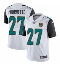Men's Nike Jacksonville Jaguars #27 Leonard Fournette White Vapor Untouchable Elite Player NFL Jersey
