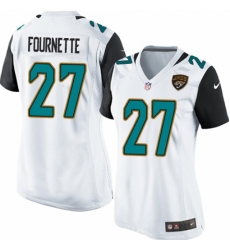 Women's Nike Jacksonville Jaguars #27 Leonard Fournette Game White NFL Jersey