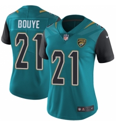 Women's Nike Jacksonville Jaguars #21 A.J. Bouye Teal Green Team Color Vapor Untouchable Limited Player NFL Jersey