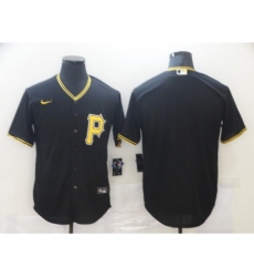 Men's Nike Pittsburgh Pirates Blank Black Jersey