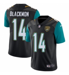 Men's Nike Jacksonville Jaguars #14 Justin Blackmon Black Alternate Vapor Untouchable Limited Player NFL Jersey