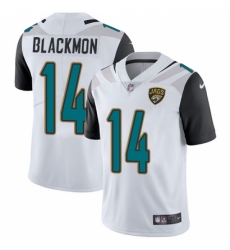 Men's Nike Jacksonville Jaguars #14 Justin Blackmon White Vapor Untouchable Elite Player NFL Jersey