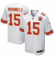 Men's Nike Kansas City Chiefs #15 Patrick Mahomes II Game White NFL Jersey