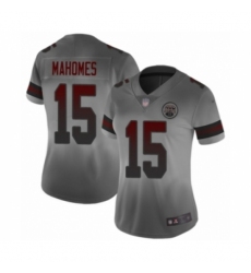 Women's Kansas City Chiefs #15 Patrick Mahomes II Limited Gray City Edition Football Jersey