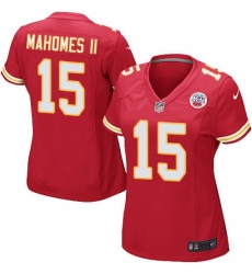 Women's Nike Kansas City Chiefs #15 Patrick Mahomes II Game Red Team Color NFL Jersey