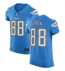 Men's Nike Los Angeles Chargers #88 Virgil Green Electric Blue Alternate Vapor Untouchable Elite Player NFL Jersey