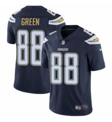 Men's Nike Los Angeles Chargers #88 Virgil Green Navy Blue Team Color Vapor Untouchable Limited Player NFL Jersey