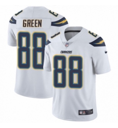 Men's Nike Los Angeles Chargers #88 Virgil Green White Vapor Untouchable Limited Player NFL Jersey