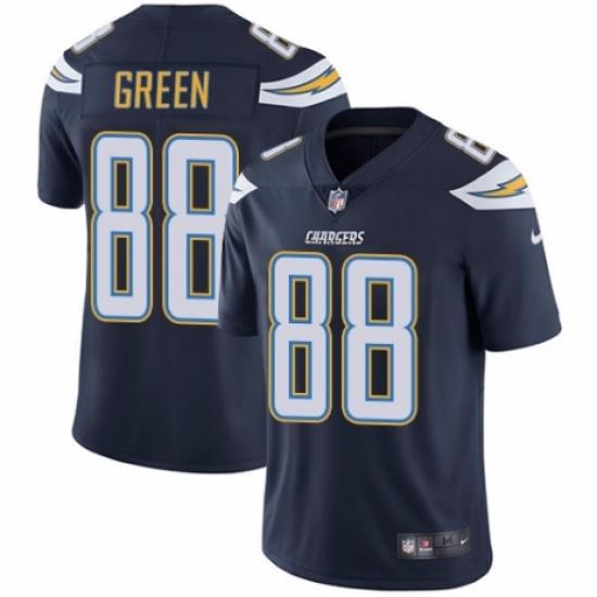 Youth Nike Los Angeles Chargers #88 Virgil Green Navy Blue Team Color Vapor Untouchable Elite Player NFL Jersey Youth Nike Los Angeles Chargers #88 Virgil Green Navy Blue Team Color Vapor Untouchable Elite Player NFL Jersey