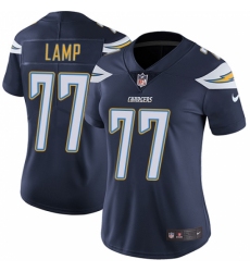 Women's Nike Los Angeles Chargers #77 Forrest Lamp Navy Blue Team Color Vapor Untouchable Limited Player NFL Jersey