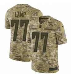 Youth Nike Los Angeles Chargers #77 Forrest Lamp Limited Camo 2018 Salute to Service NFL Jersey