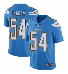 Men's Nike Los Angeles Chargers #54 Melvin Ingram Electric Blue Alternate Vapor Untouchable Limited Player NFL Jersey