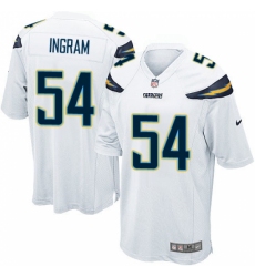 Men's Nike Los Angeles Chargers #54 Melvin Ingram Game White NFL Jersey
