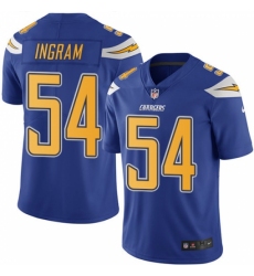 Men's Nike Los Angeles Chargers #54 Melvin Ingram Limited Electric Blue Rush Vapor Untouchable NFL Jersey