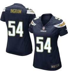 Women's Nike Los Angeles Chargers #54 Melvin Ingram Game Navy Blue Team Color NFL Jersey