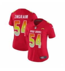 Women's Nike Los Angeles Chargers #54 Melvin Ingram Limited Red AFC 2019 Pro Bowl NFL Jersey