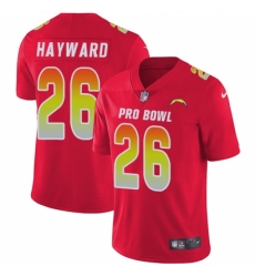 Men's Nike Los Angeles Chargers #26 Casey Hayward Limited Red 2018 Pro Bowl NFL Jersey