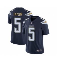 Youth Los Angeles Chargers #5 Tyrod Taylor Navy Blue Team Color Vapor Untouchable Limited Player Football Jersey