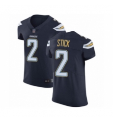 Men's Los Angeles Chargers #2 Easton Stick Navy Blue Team Color Vapor Untouchable Elite Player Football Jersey