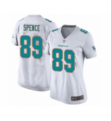 Women's Miami Dolphins #89 Dwayne Allen Game White Football Jersey