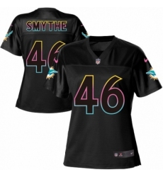 Women's Nike Miami Dolphins #46 Durham Smythe Game Black Fashion NFL Jersey