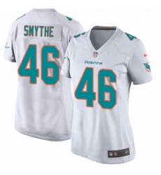 Women's Nike Miami Dolphins #46 Durham Smythe Game White NFL Jersey