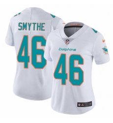 Women's Nike Miami Dolphins #46 Durham Smythe White Vapor Untouchable Limited Player NFL Jersey