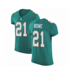 Men's Miami Dolphins #21 Eric Rowe Aqua Green Alternate Vapor Untouchable Elite Player Football Jersey