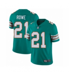 Men's Miami Dolphins #21 Eric Rowe Aqua Green Alternate Vapor Untouchable Limited Player Football Jersey