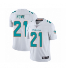 Men's Miami Dolphins #21 Eric Rowe White Vapor Untouchable Limited Player Football Jersey