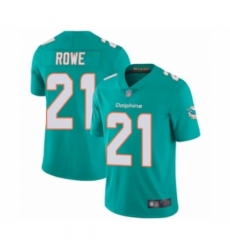 Youth Miami Dolphins #21 Eric Rowe Aqua Green Team Color Vapor Untouchable Limited Player Football Jersey
