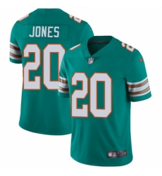 Men's Nike Miami Dolphins #20 Reshad Jones Aqua Green Alternate Vapor Untouchable Limited Player NFL Jersey