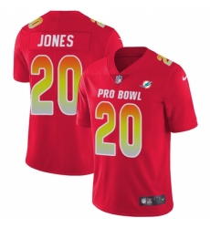 Men's Nike Miami Dolphins #20 Reshad Jones Limited Red 2018 Pro Bowl NFL Jersey