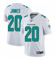 Men's Nike Miami Dolphins #20 Reshad Jones White Vapor Untouchable Limited Player NFL Jersey