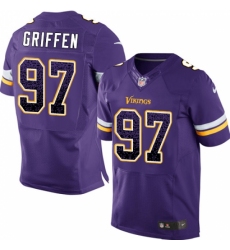 Men's Nike Minnesota Vikings #97 Everson Griffen Elite Purple Home Drift Fashion NFL Jersey Men's Nike Minnesota Vikings #97 Everson Griffen Elite Purple Home Drift Fashion NFL Jersey