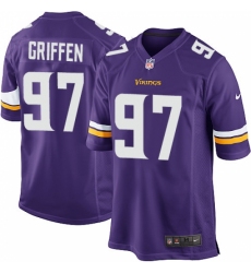 Men's Nike Minnesota Vikings #97 Everson Griffen Game Purple Team Color NFL Jersey Men's Nike Minnesota Vikings #97 Everson Griffen Game Purple Team Color NFL Jersey