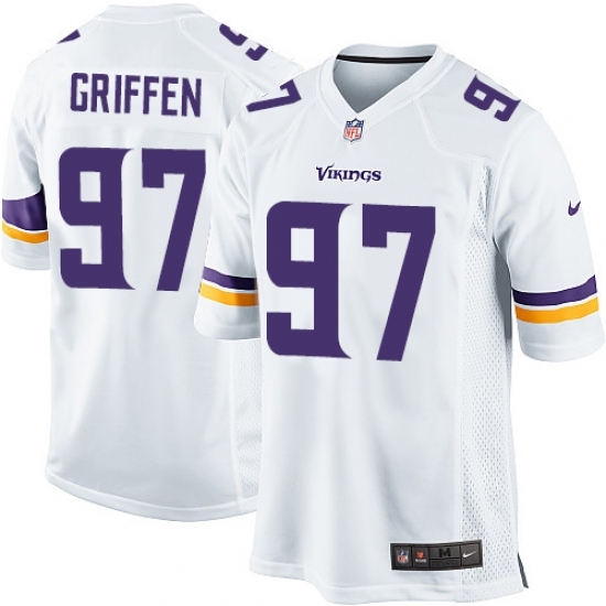 Men's Nike Minnesota Vikings #97 Everson Griffen Game White NFL Jersey Men's Nike Minnesota Vikings #97 Everson Griffen Game White NFL Jersey