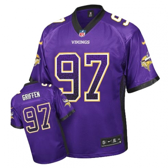 Men's Nike Minnesota Vikings #97 Everson Griffen Limited Purple Drift Fashion NFL Jersey Men's Nike Minnesota Vikings #97 Everson Griffen Limited Purple Drift Fashion NFL Jersey