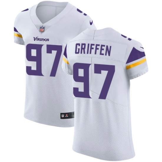 Men's Nike Minnesota Vikings #97 Everson Griffen White Vapor Untouchable Elite Player NFL Jersey Men's Nike Minnesota Vikings #97 Everson Griffen White Vapor Untouchable Elite Player NFL Jersey