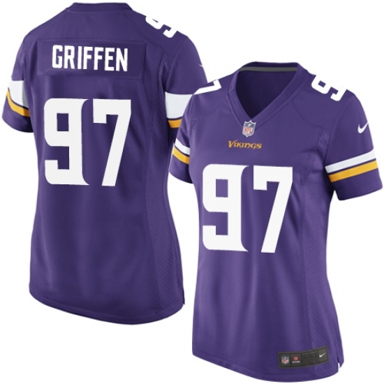 Women's Nike Minnesota Vikings #97 Everson Griffen Game Purple Team Color NFL Jersey Women's Nike Minnesota Vikings #97 Everson Griffen Game Purple Team Color NFL Jersey