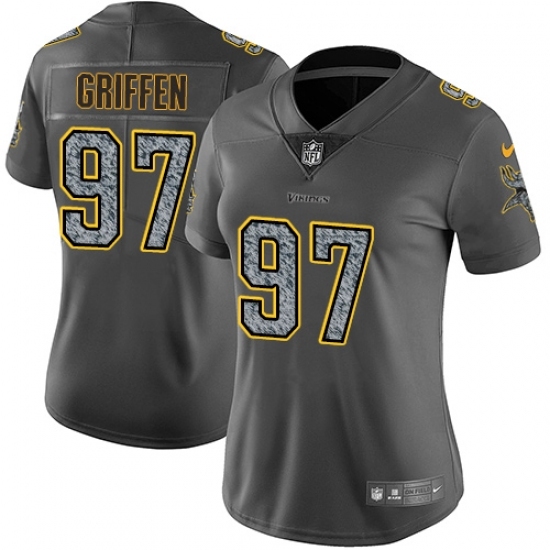 Women's Nike Minnesota Vikings #97 Everson Griffen Gray Static Vapor Untouchable Limited NFL Jersey Women's Nike Minnesota Vikings #97 Everson Griffen Gray Static Vapor Untouchable Limited NFL Jersey