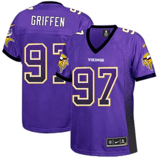 Women's Nike Minnesota Vikings #97 Everson Griffen Limited Purple Drift Fashion NFL Jersey Women's Nike Minnesota Vikings #97 Everson Griffen Limited Purple Drift Fashion NFL Jersey