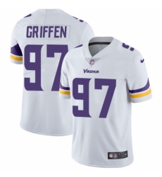 Youth Nike Minnesota Vikings #97 Everson Griffen White Vapor Untouchable Limited Player NFL Jersey