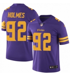 Men's Nike Minnesota Vikings #92 Jalyn Holmes Limited Purple Rush Vapor Untouchable NFL Jersey