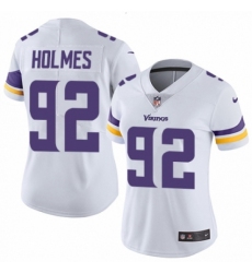 Women's Nike Minnesota Vikings #92 Jalyn Holmes White Vapor Untouchable Limited Player NFL Jersey