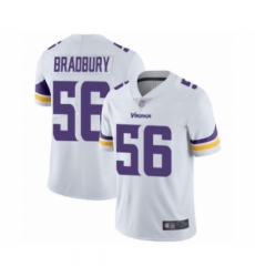 Men's Minnesota Vikings #56 Garrett Bradbury White Vapor Untouchable Limited Player Football Jersey