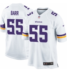 Men's Nike Minnesota Vikings #55 Anthony Barr Game White NFL Jersey
